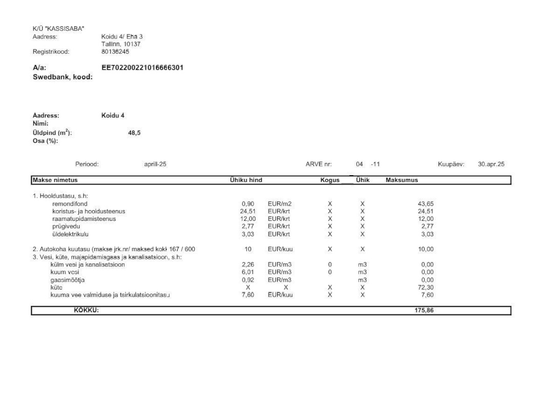 Tallinn, Kesklinna linnaosa, Kassisaba, Koidu tn 4