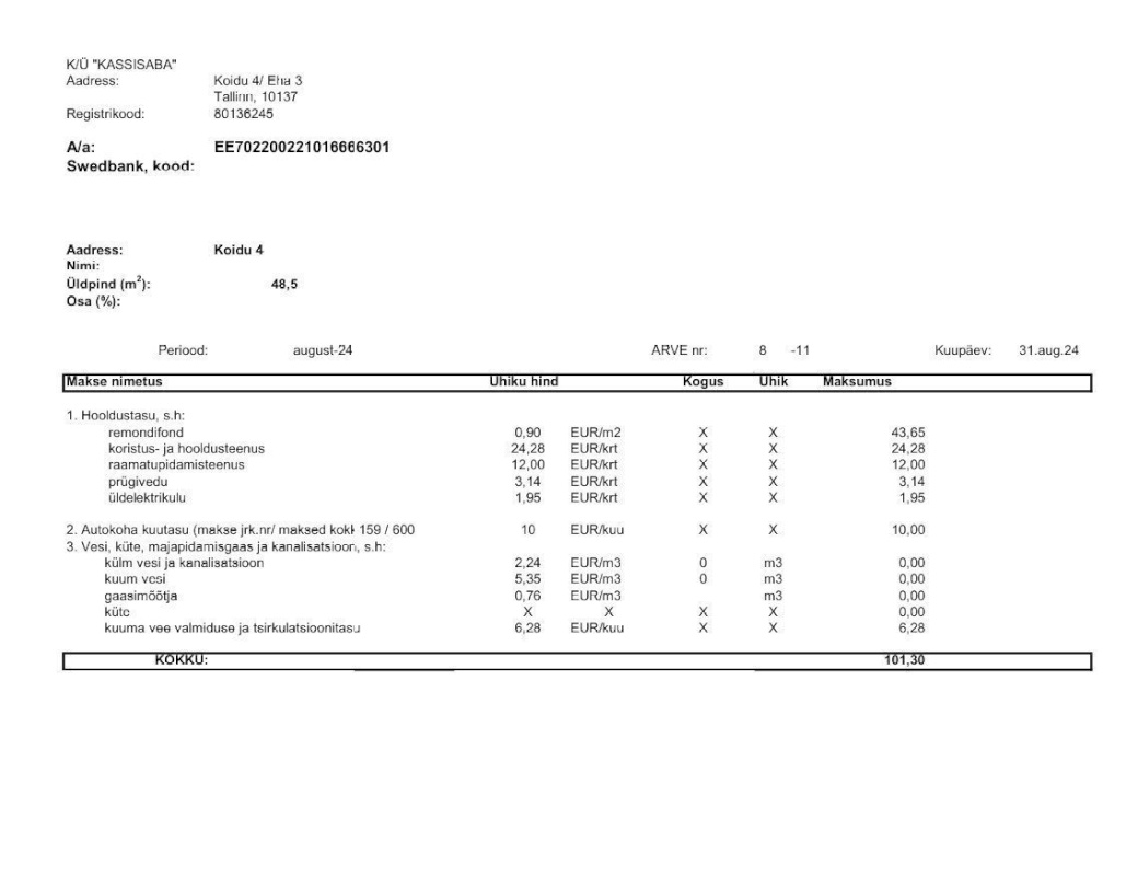 Tallinn, Kesklinna linnaosa, Kassisaba, Koidu tn 4