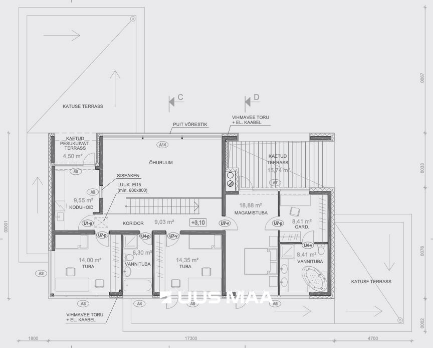 Harku vald, Ilmandu küla, Kadaka tee