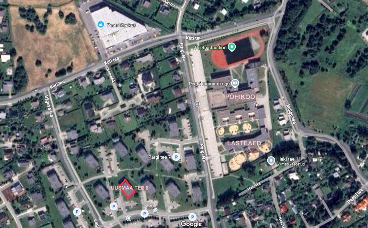 Rae vald, Peetri alevik, Uus maa tee 8