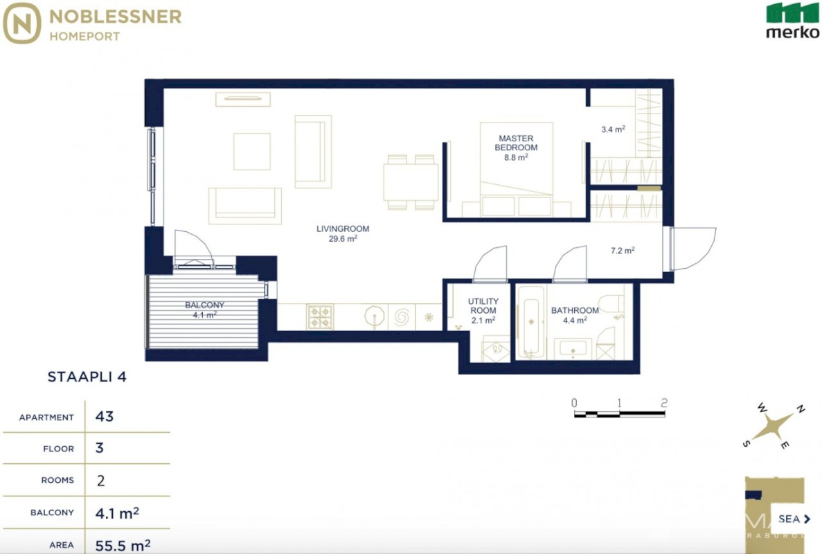 Tallinn, Põhja-Tallinna linnaosa, Kalamaja, Staapli 4