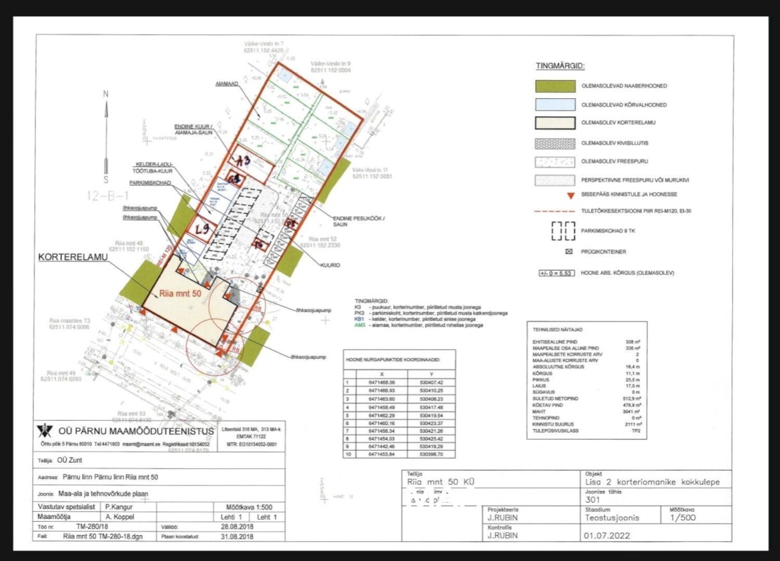 Pärnu linn, Pärnu linn, Kesklinn, Riia mnt 50