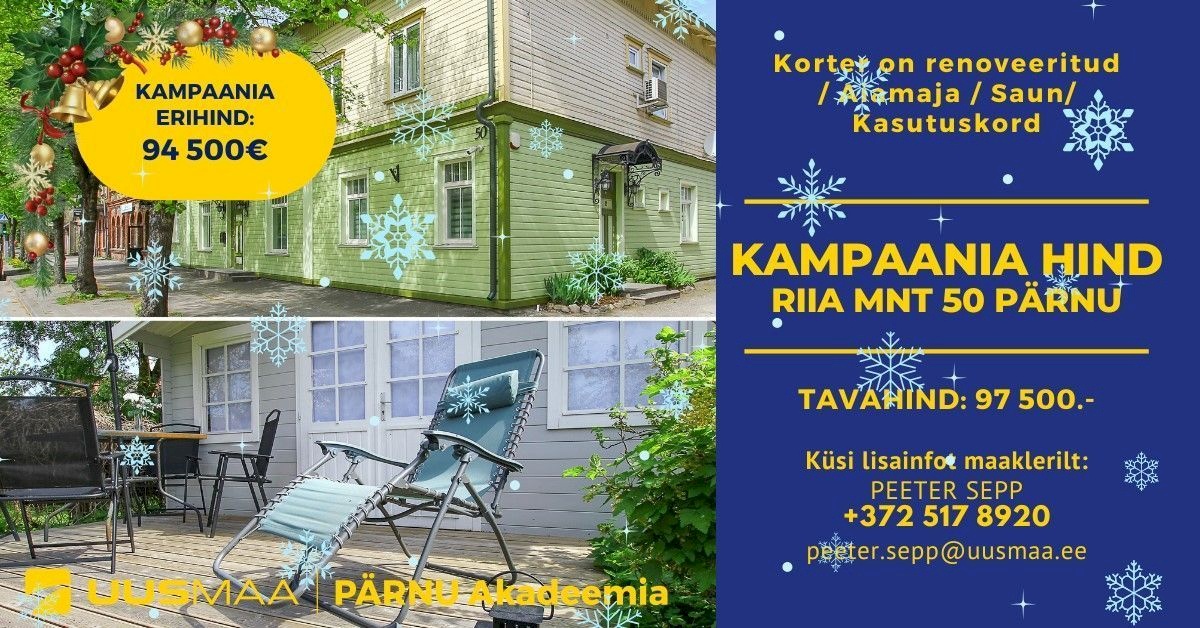 Pärnu linn, Pärnu linn, Kesklinn, Riia mnt 50