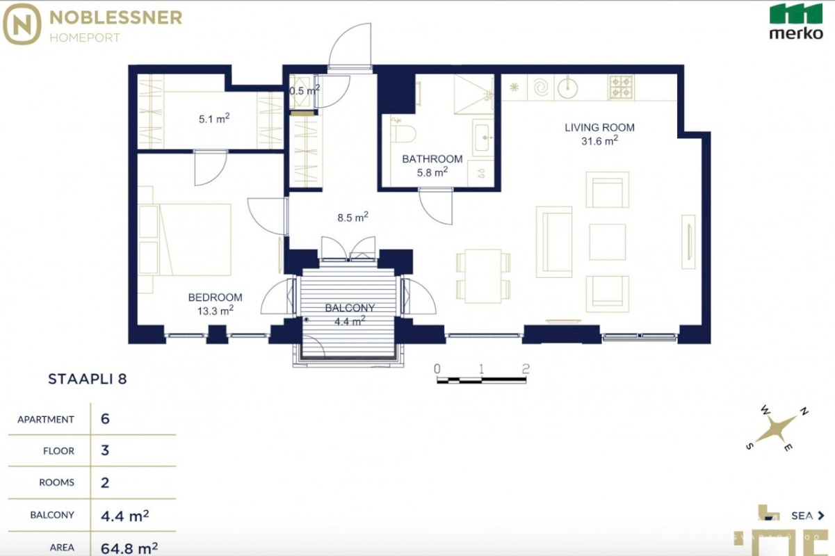 Tallinn, Põhja-Tallinna linnaosa, Kalamaja, Staapli 8