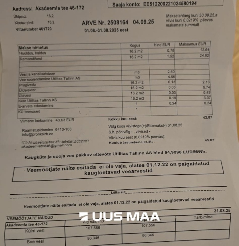 Tallinn, Mustamäe linnaosa, Akadeemia tee 46 172