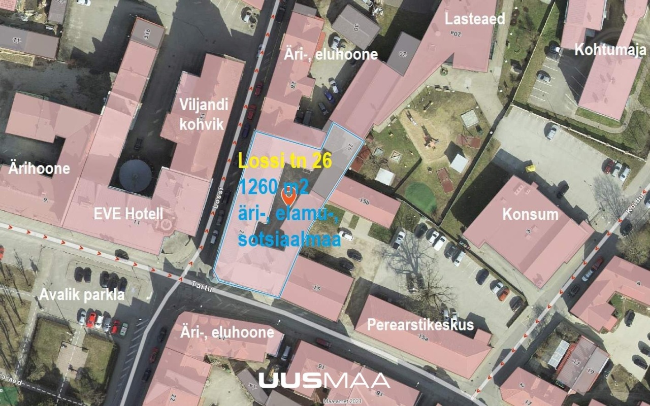 Viljandi linn, Kesklinn, Lossi tn 26