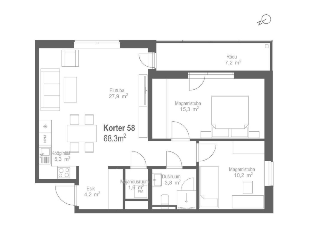 Tallinn, Kesklinna linnaosa, Kiisa tn 12-58