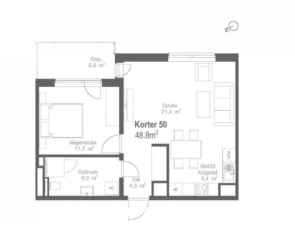 Tallinn, Kesklinna linnaosa, Kitseküla, Kiisa tn 12-50