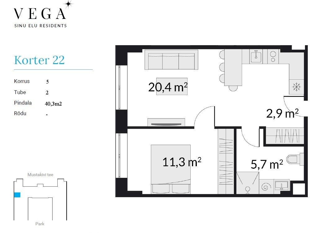 Tallinn, Lasnamäe linnaosa, Mustakivi, Mustakivi tee 25