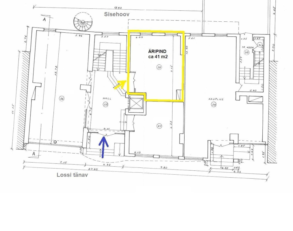 Viljandi linn, Vanalinn, Lossi tn 22