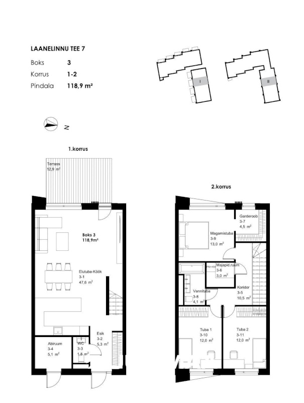Viimsi vald, Haabneeme alevik, Laanelinnu 7-2