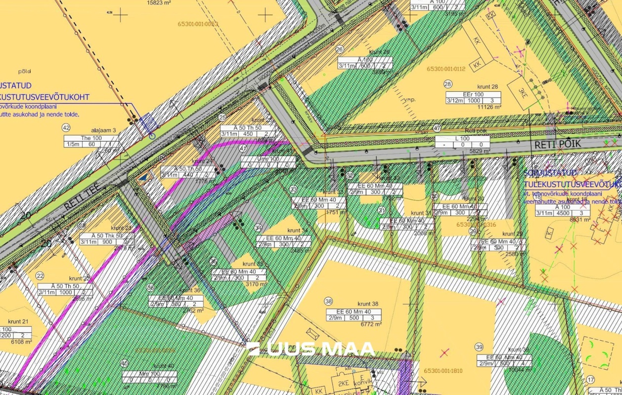 Rae vald, Peetri alevik, Reti põik 4