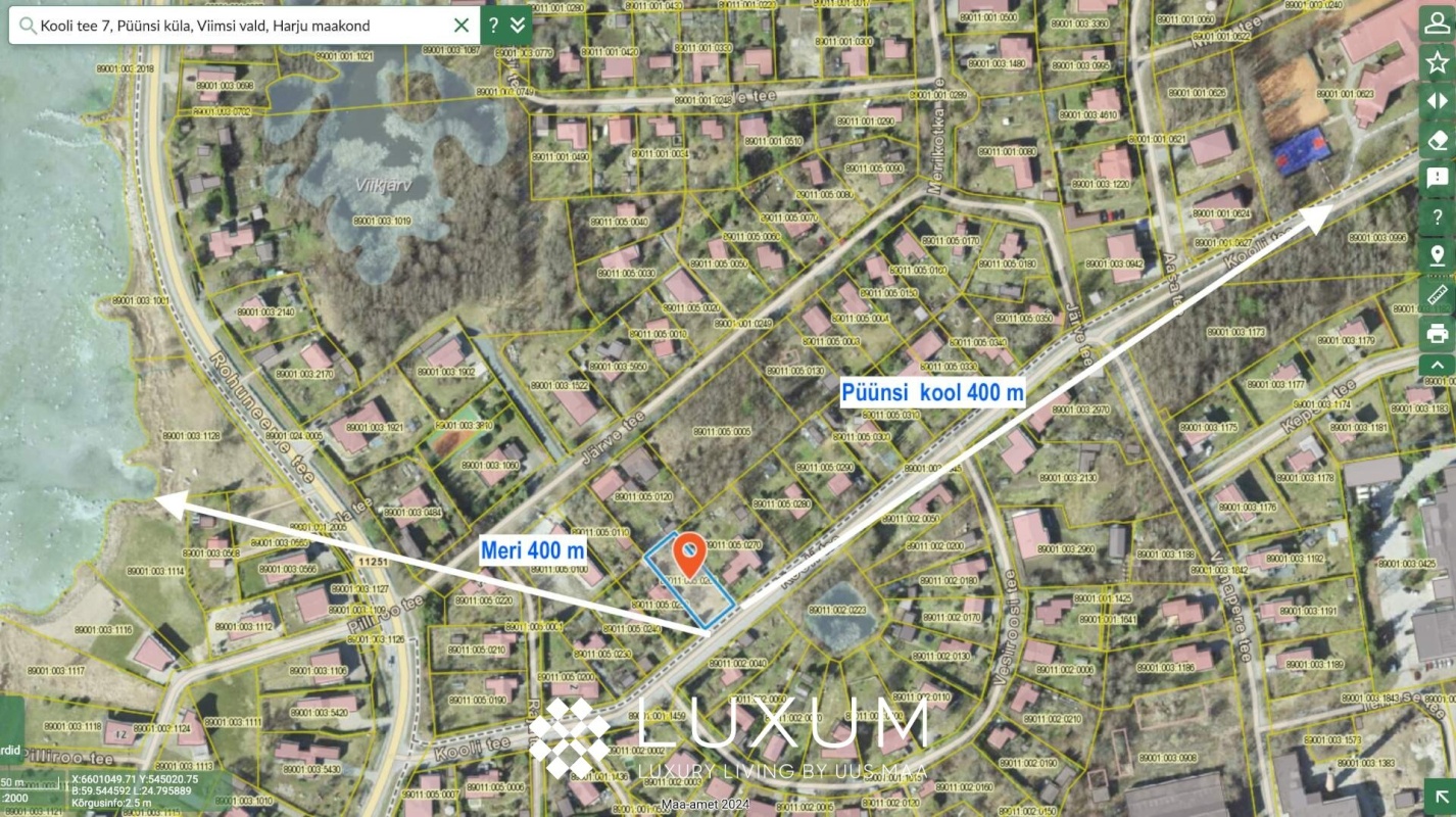 Viimsi vald, Püünsi küla, Kooli tee 7