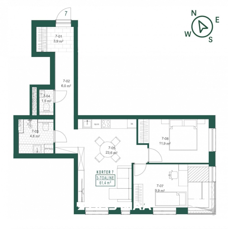 Keila linn, Paldiski mnt 14-7