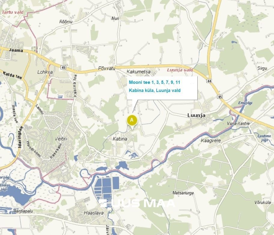Luunja vald, Kabina küla, Mooni tee
