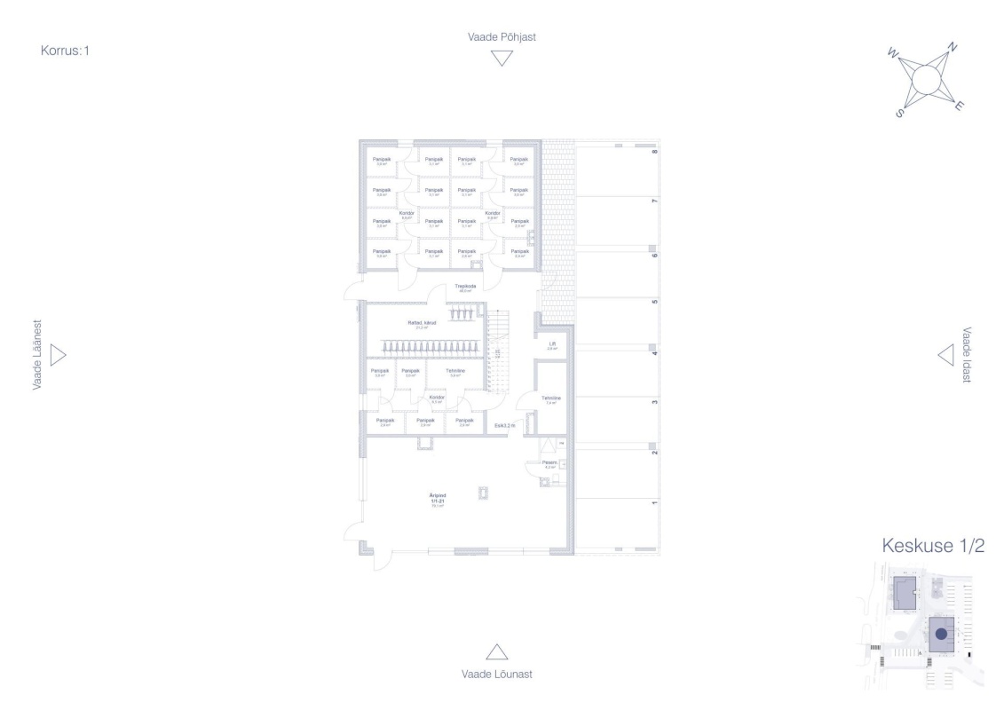 Saue vald, Saue linn, Keskuse 1/2