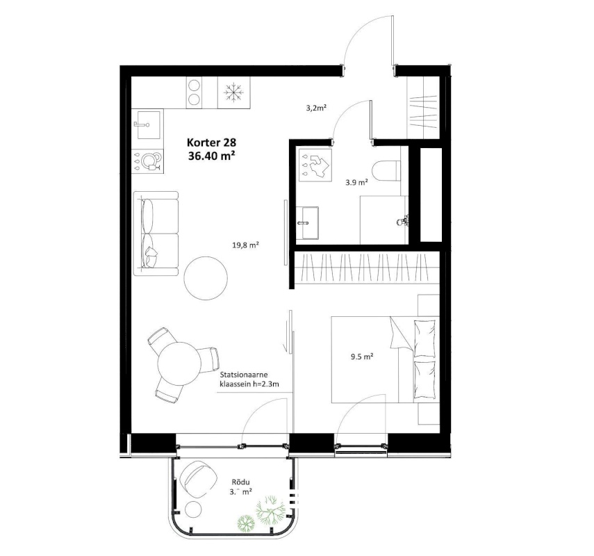 Tallinn, Põhja-Tallinna linnaosa, Marati 4a-28