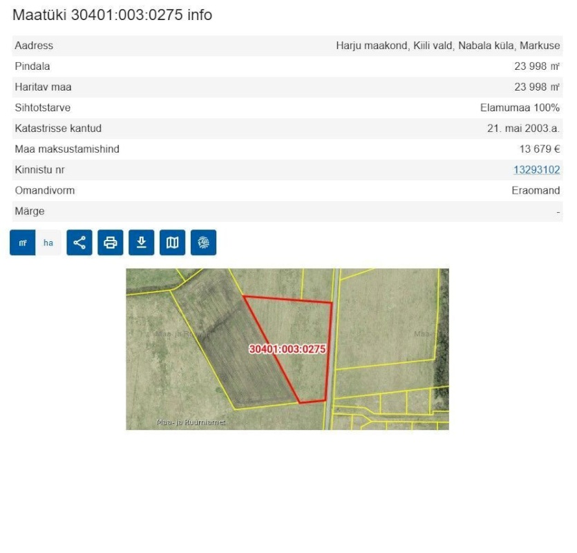 Kiili vald, Nabala küla