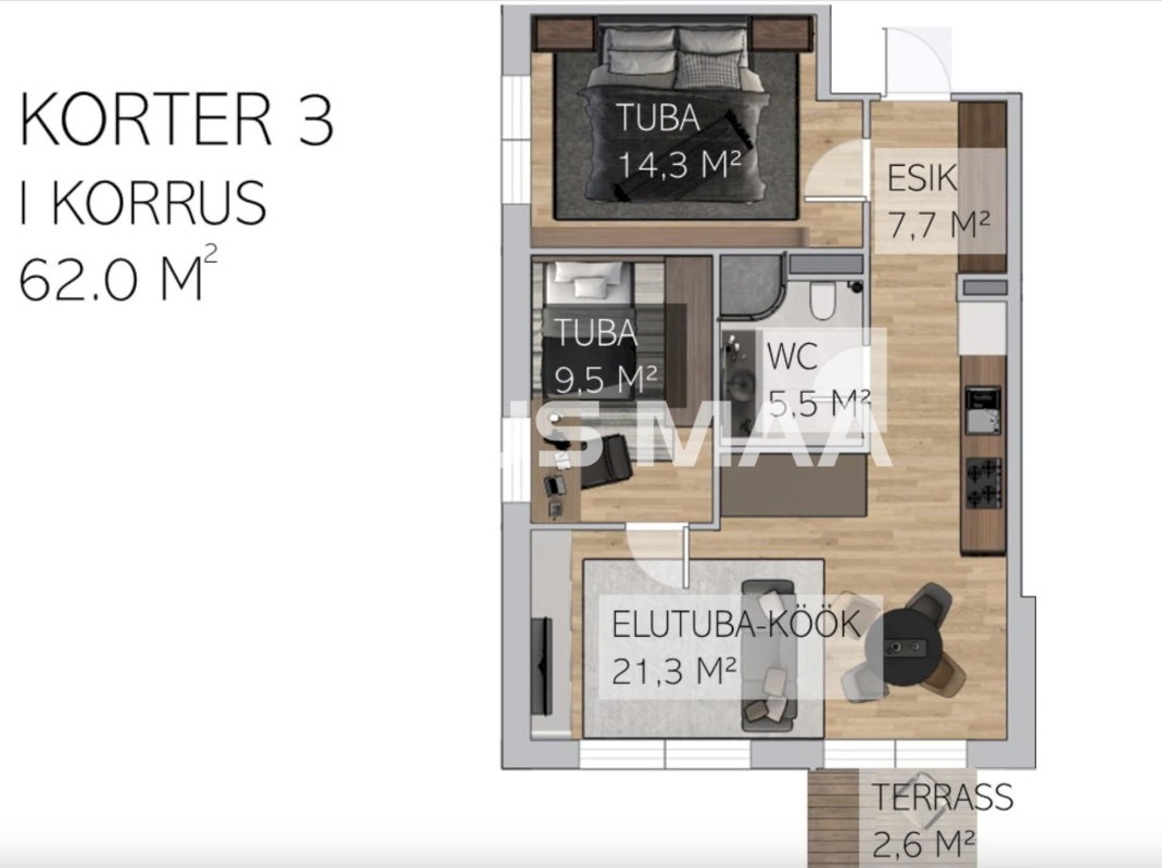 Anija vald, Kehra küla, Põhja tn 1a-3