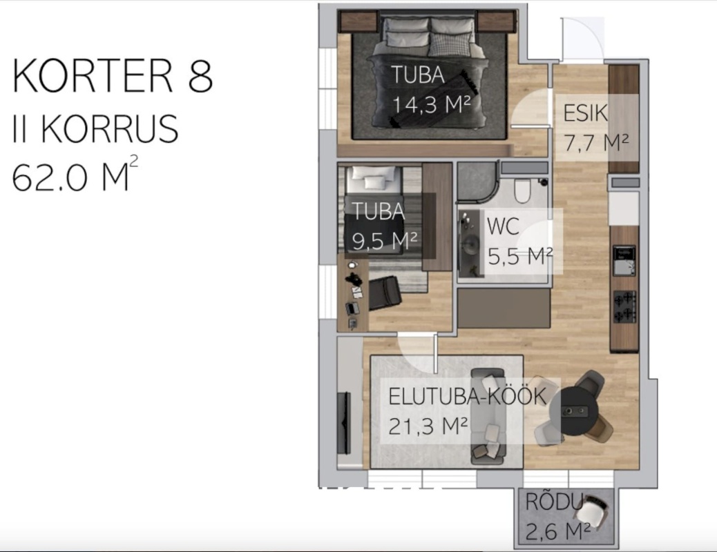 Anija vald, Kehra küla, Põhja tn 1a-8