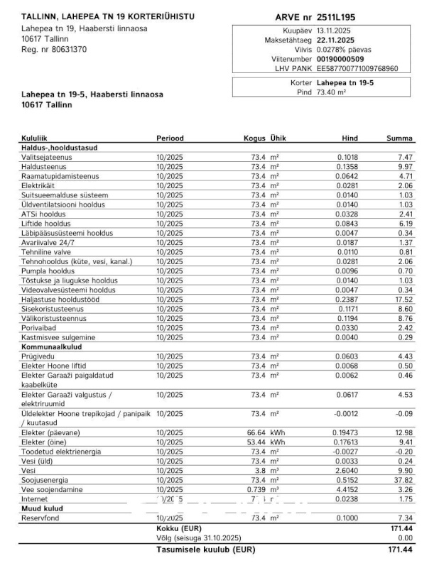 Tallinn, Haabersti linnaosa, Lahepea tn 19