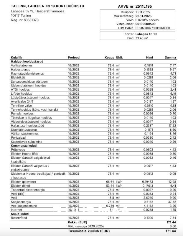 Tallinn, Haabersti linnaosa, Lahepea tn 19