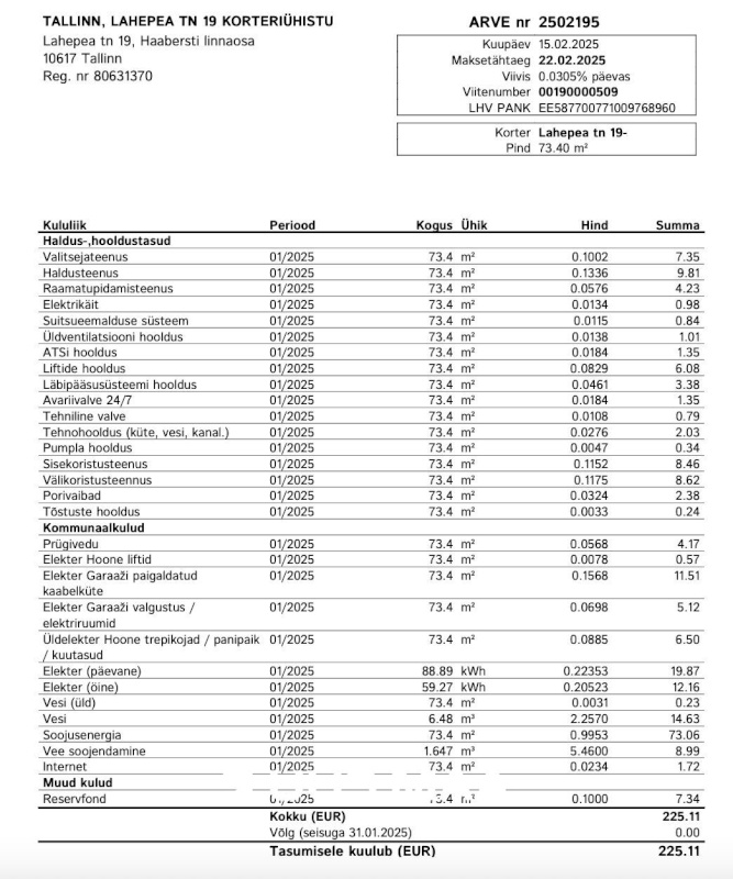 Tallinn, Haabersti linnaosa, Lahepea tn 19