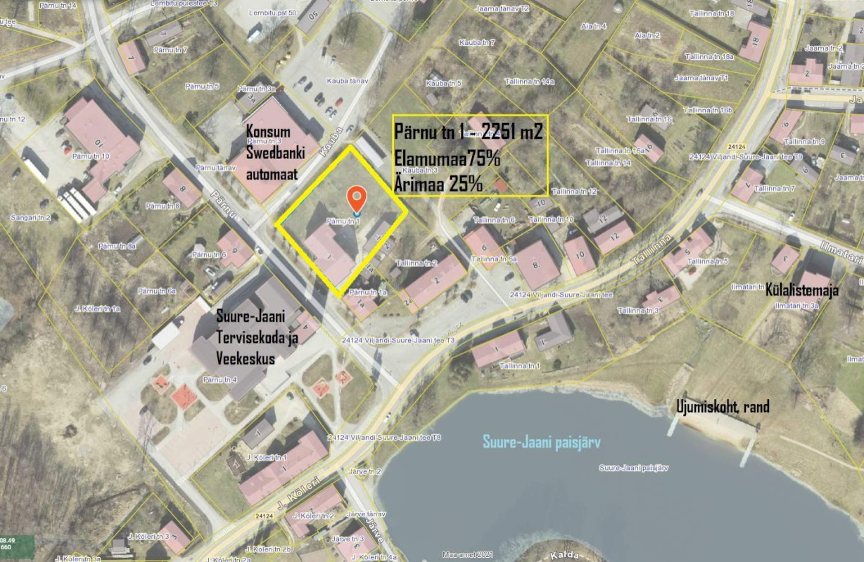 Põhja-Sakala vald, Suure-Jaani linn, Pärnu tn 1