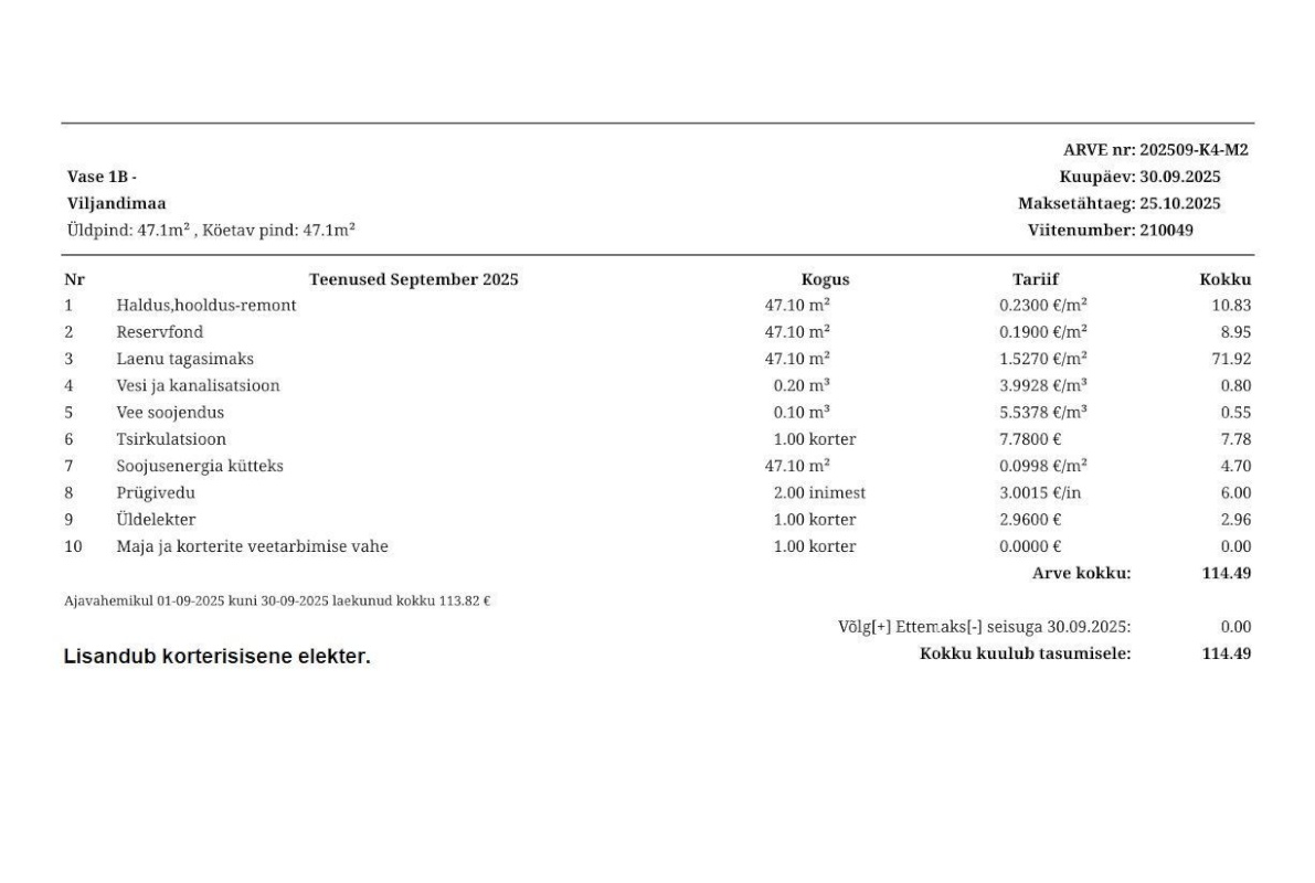 Viljandi linn, Männimäe, Vase tn 1b