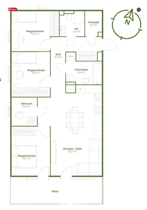 Rae vald, Peetri alevik, Järvesalu tee 14-6