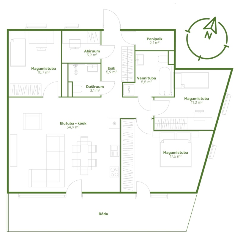 Rae vald, Peetri alevik, Järvesalu tee 14-3