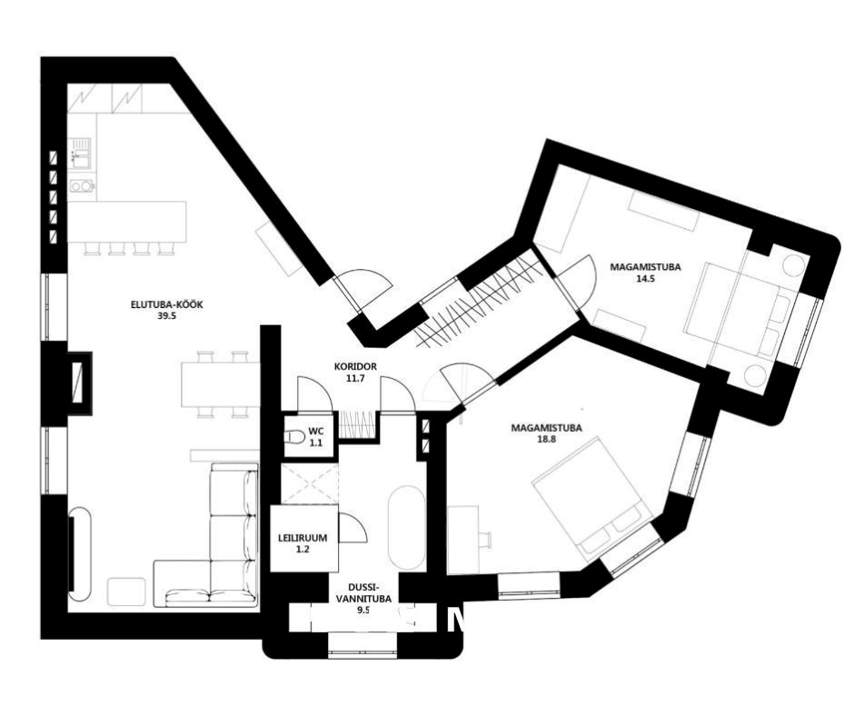 Tallinn, Kesklinna linnaosa, Juhkentali, Juhkentali 32