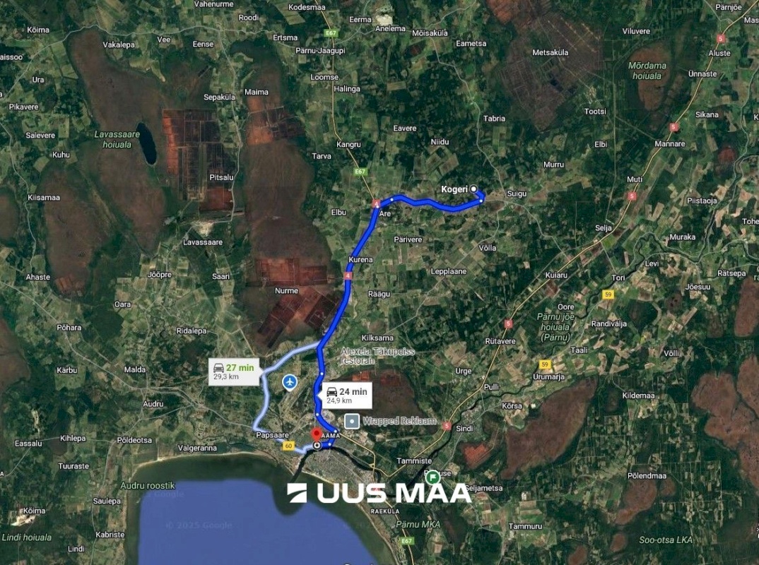 Tori vald, Tabria küla, Kogeri