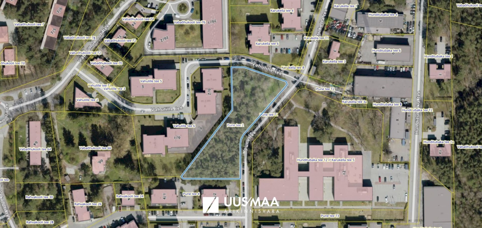 Tallinn, Pirita linnaosa, Pune tee 2