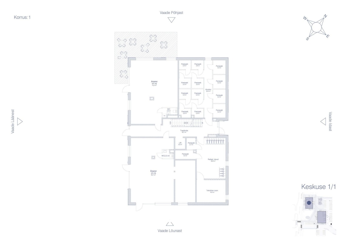 Saue vald, Saue linn, Keskuse 1/1