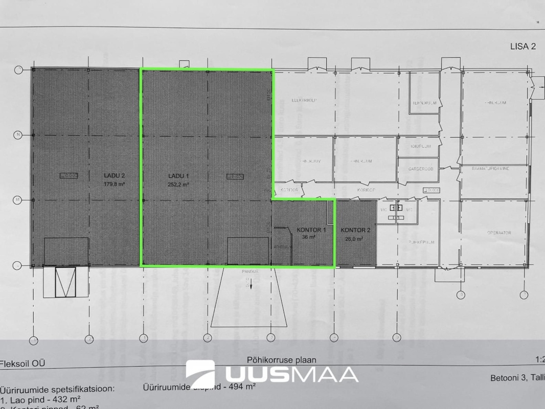 Tallinn, Lasnamäe linnaosa, Sõjamäe, Betooni 3