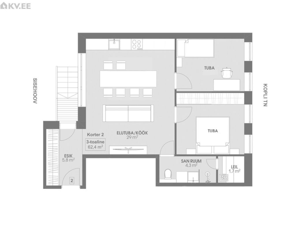 Tallinn, Põhja-Tallinna linnaosa, Kalamaja, Kopli 64