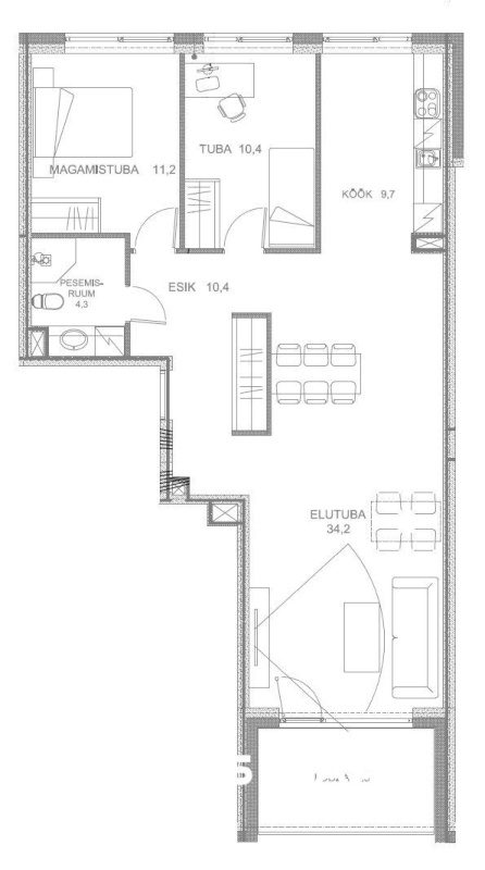 Tartu vald, Raadi alev, Kaupmehe 9