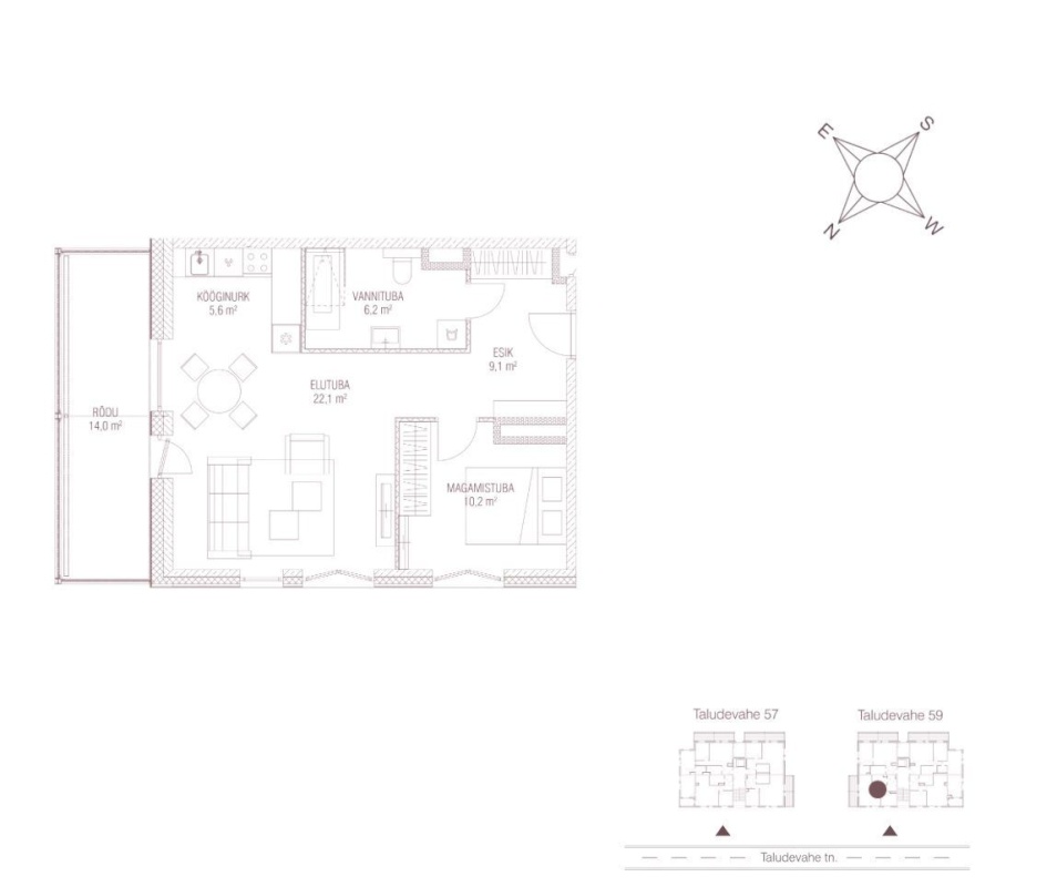 Tallinn, Haabersti linnaosa, Taludevahe 59-18