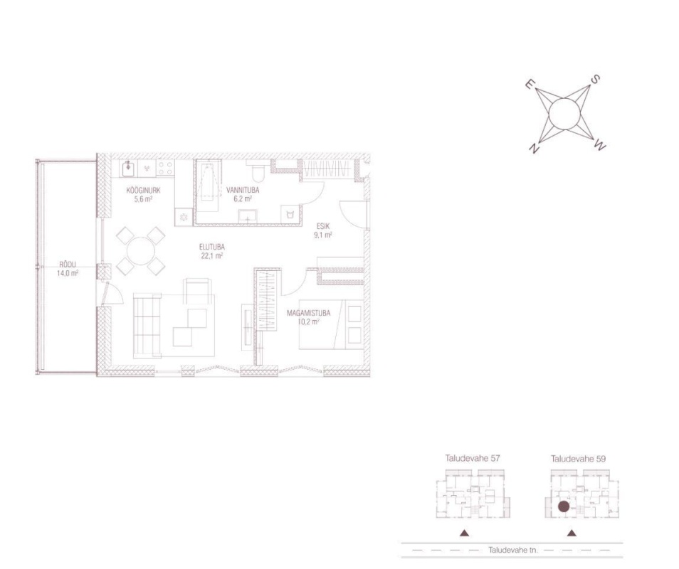 Tallinn, Haabersti linnaosa, Taludevahe 59-18