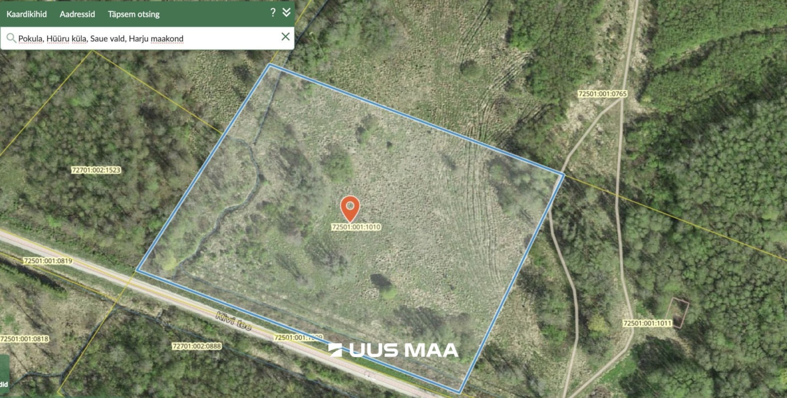 Saue vald, Hüüru küla, Pokula