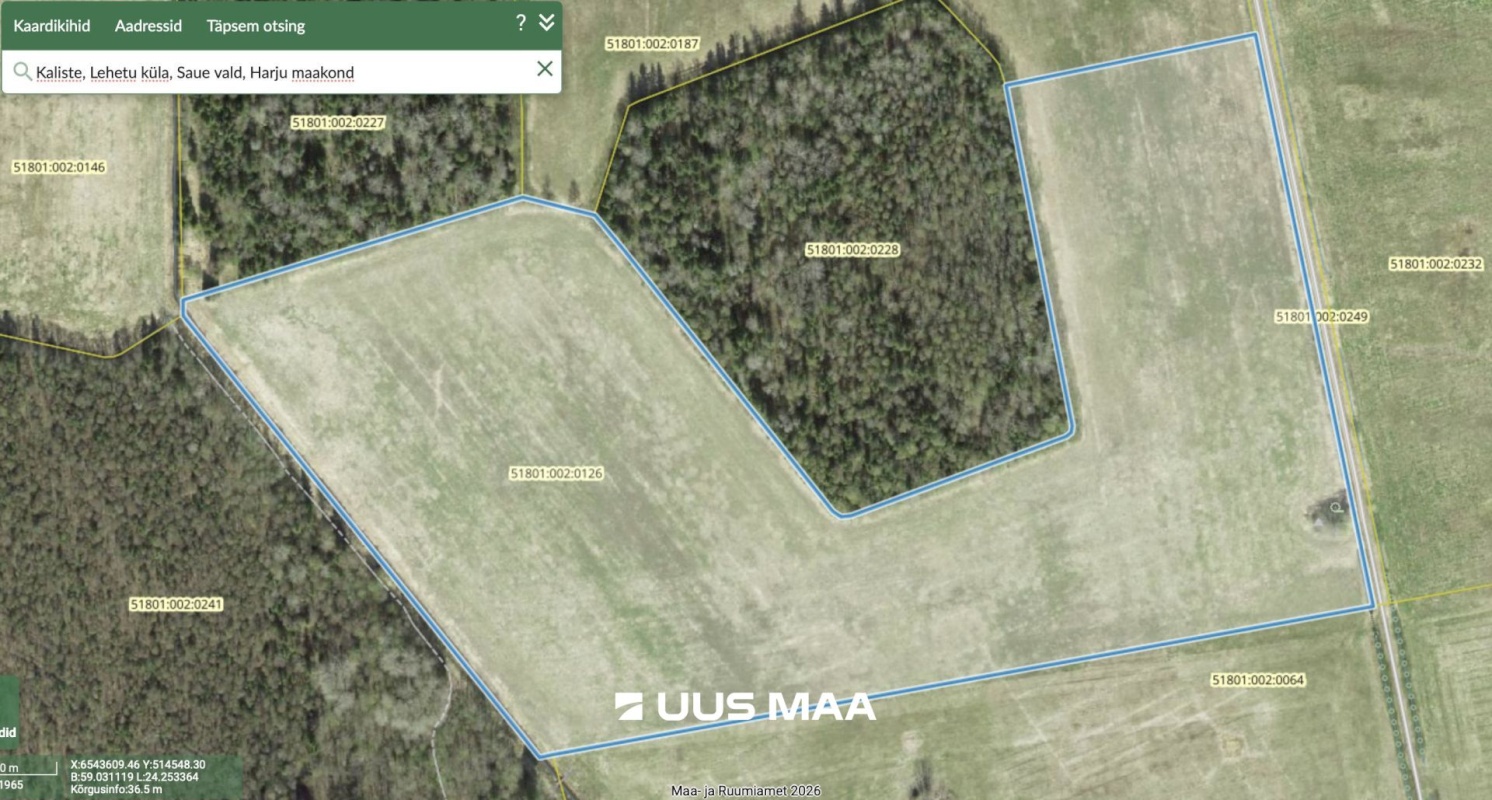 Saue vald, Lehetu küla, Kaliste