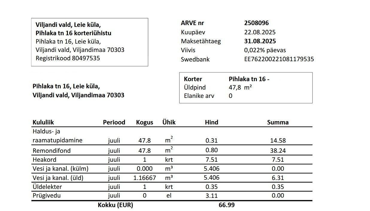 Viljandi vald, Leie küla, Pihlaka tn 16