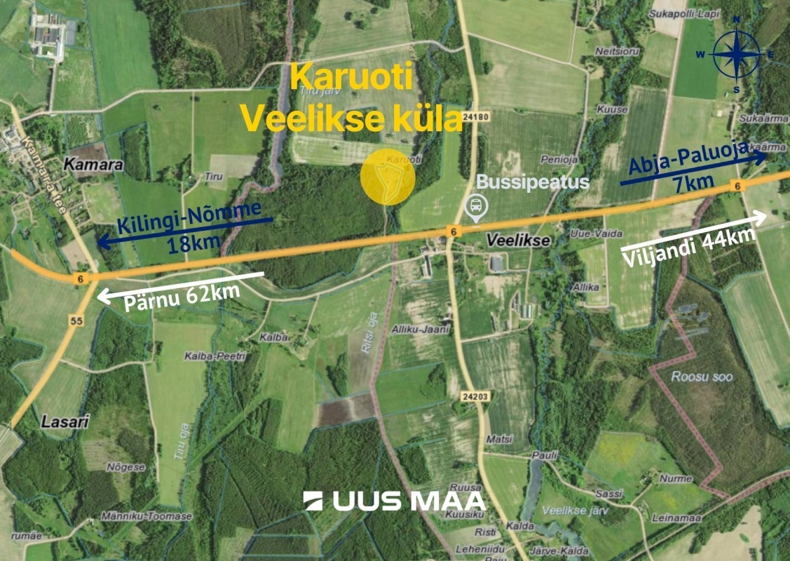 Mulgi vald, Veelikse küla, Karuoti