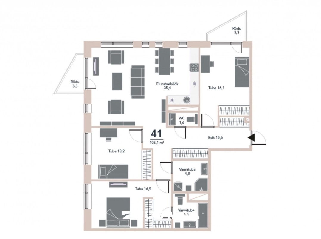 Tallinn, Kesklinna linnaosa, Keldrimäe, Tartu mnt 52