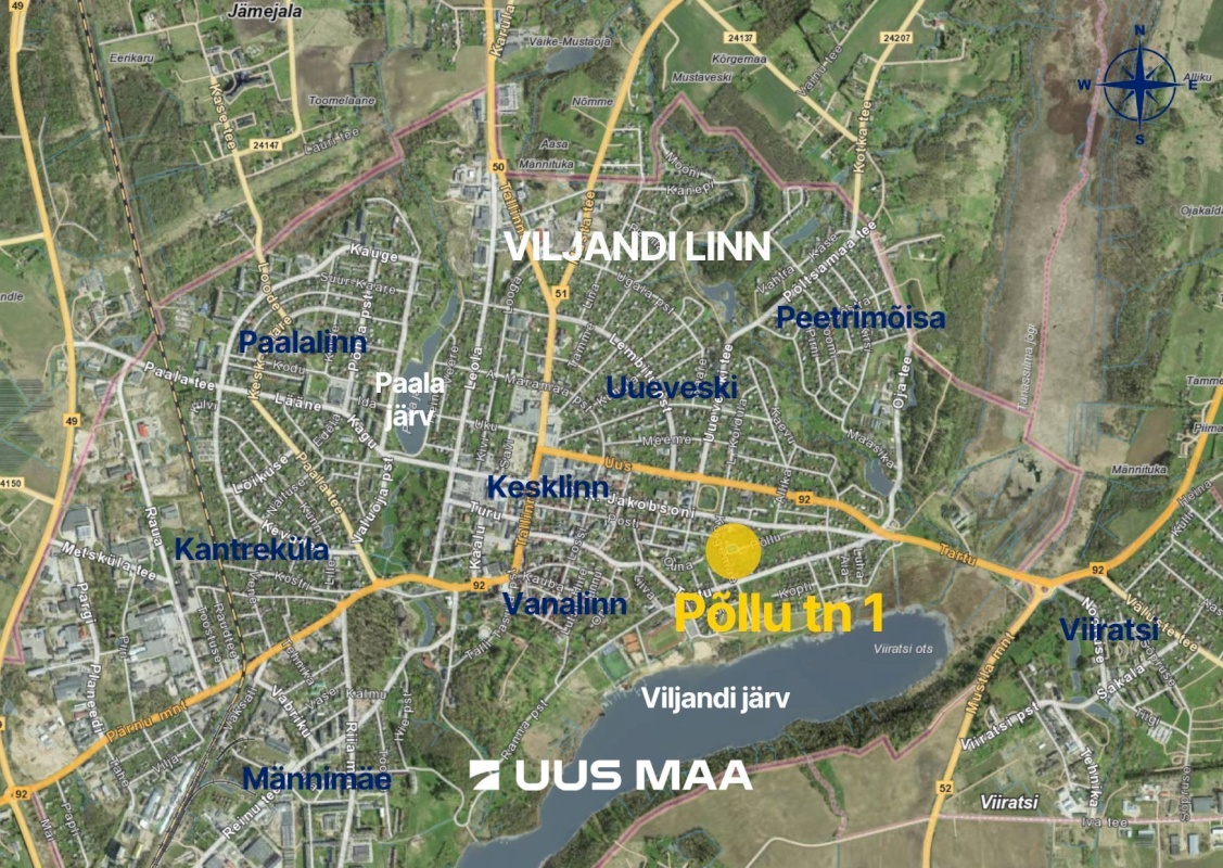 Viljandi linn, Kesklinn, Põllu tn 1