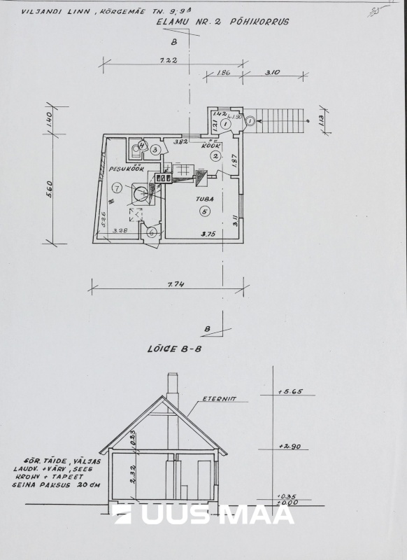Viljandi linn, Kesklinn, Põllu tn 1