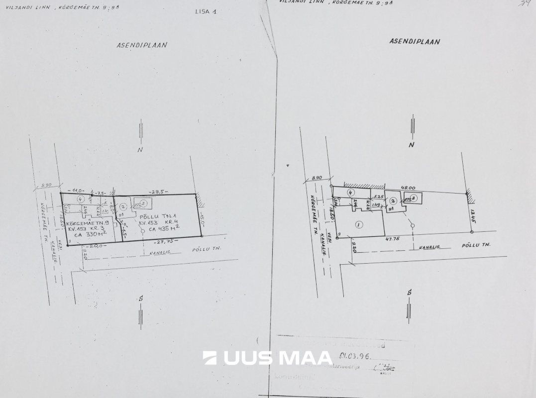 Viljandi linn, Kesklinn, Põllu tn 1