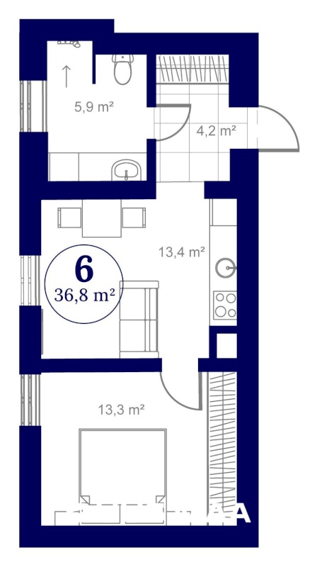 Tartu linn, Tartu linn, Ülejõe, VON WAHLI RESIDENTS,  Staadioni 81 // 83-6