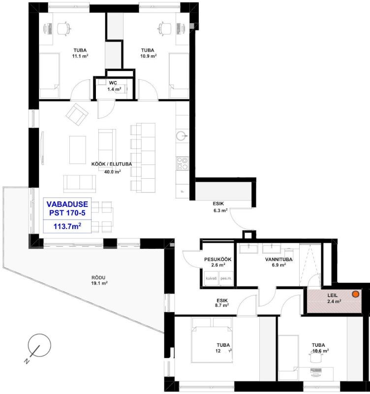 Tallinn, Nõmme linnaosa, Pääsküla, Vabaduse pst 170-5